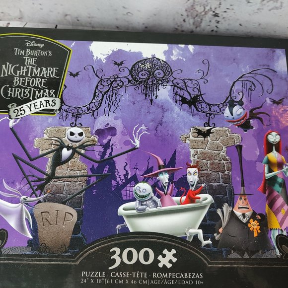 Ceaco Disney Tim Burton's Nightmare Before Christmas 300 PC Puzzle - Picture 3 of 8